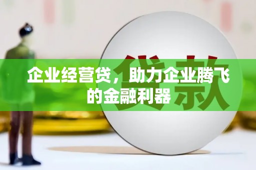 翁牛特旗企业经营贷，助力企业腾飞的金融利器