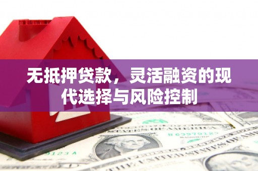翁牛特旗无抵押贷款，灵活融资的现代选择与风险控制