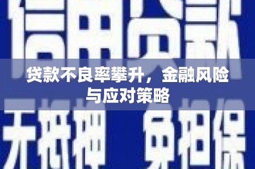 翁牛特旗贷款不良率攀升，金融风险与应对策略