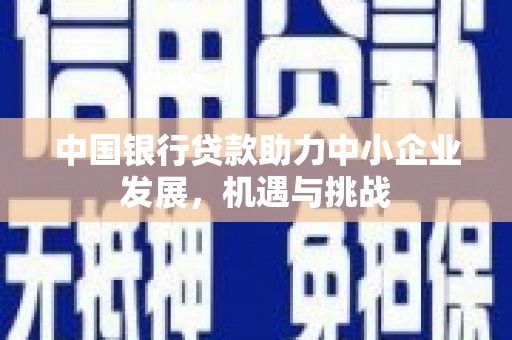翁牛特旗中国银行贷款助力中小企业发展，机遇与挑战
