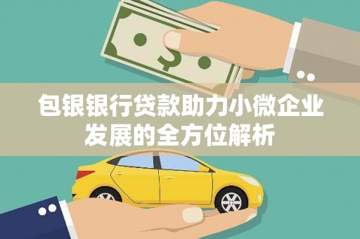 翁牛特旗包银银行贷款助力小微企业发展的全方位解析