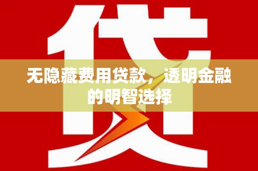 翁牛特旗无隐藏费用贷款，透明金融的明智选择